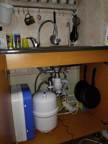 Установка фильтра FORTA 8